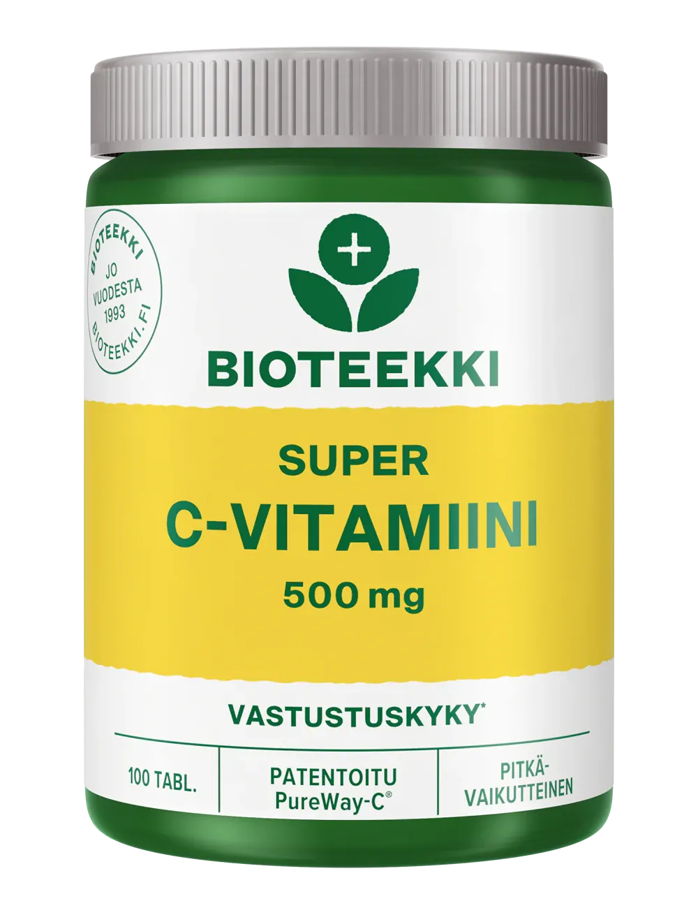 Bioteekki Super C-Vitamiini 500 mg - Apteekki 360 Helsinki - Verkkoapteekki