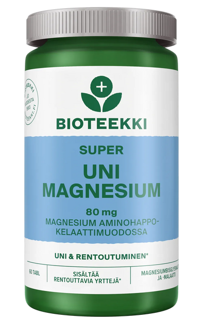 Bioteekki Super Uni Magnesium - Apteekki 360 Helsinki - Verkkoapteekki