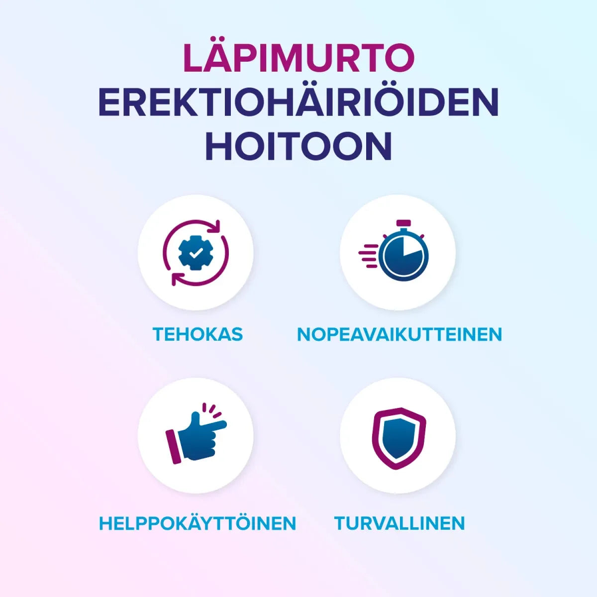 Eroxon® Stimgel kerta-annostuubi, 2 x 4 kpl Säästöpakkaus for treating erectile dysfunction