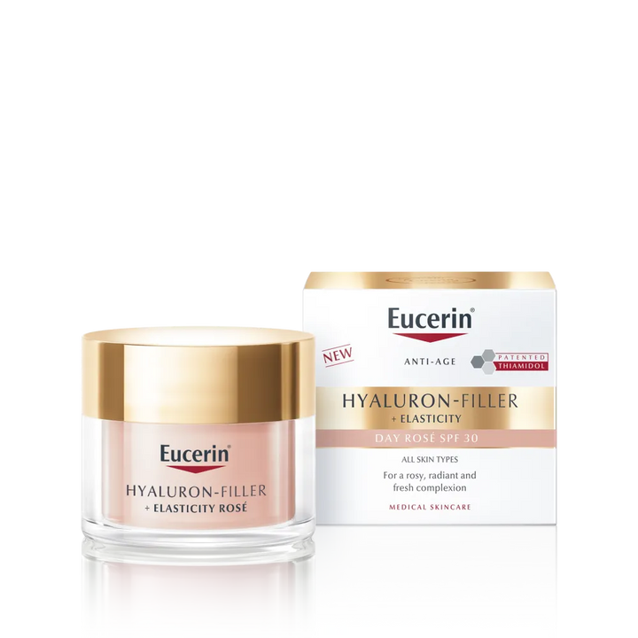 Eucerin Hyaluron-Filler + Elasticity Rose Day SPF30 - Voide tuubissa
