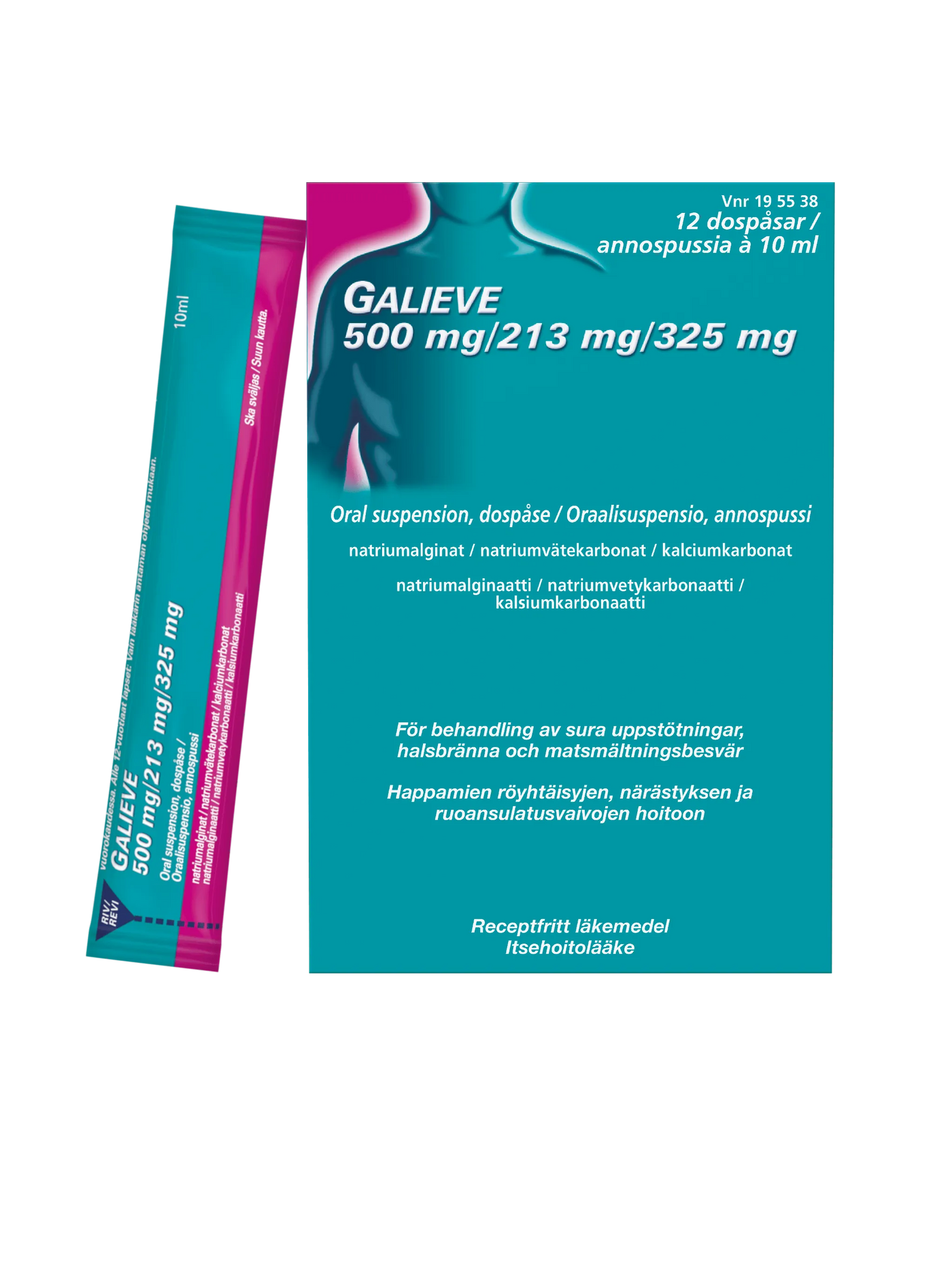 Galieve 213 Mg/325 Mg/500 Mg Oraalisusp, Annospussi - Apteekki 360 Helsinki - Verkkoapteekki