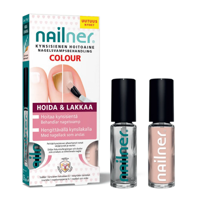 Nailner Hoida Ja Lakkaa Liuos kynsisienihoito - 2x5 ml - Apteekki 360 Helsinki - Verkkoapteekki