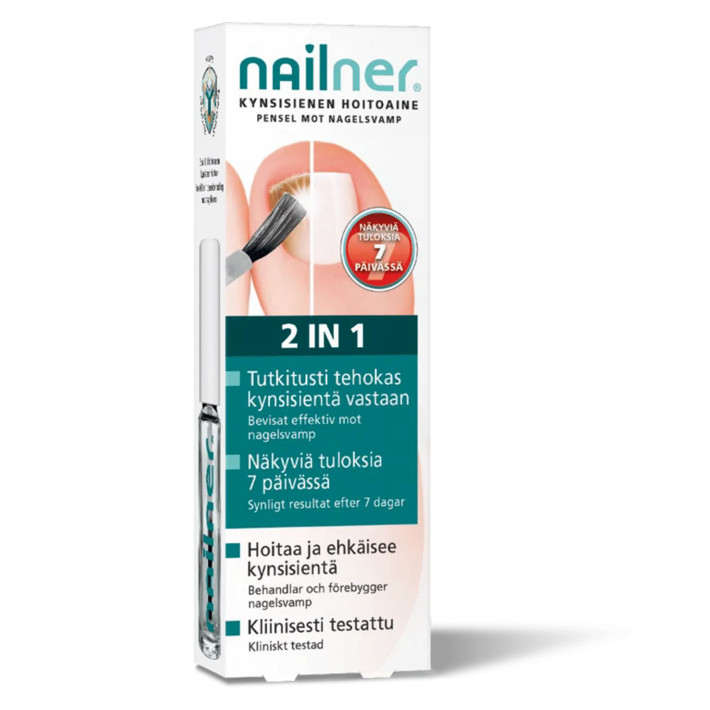 Nailner Kynsisienen Hoitoaine 2In1 - 5 ml - Apteekki 360 Helsinki - Verkkoapteekki