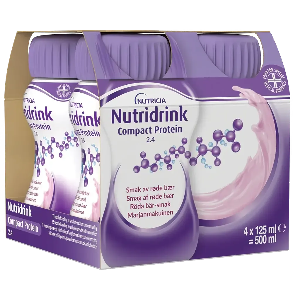 Nutridrink Compact Protein Marja - 96 x 125ml - Apteekki 360 Helsinki - Verkkoapteekki