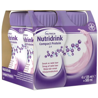 Nutridrink Compact Protein Marja - 96 x 125ml - Apteekki 360 Helsinki - Verkkoapteekki