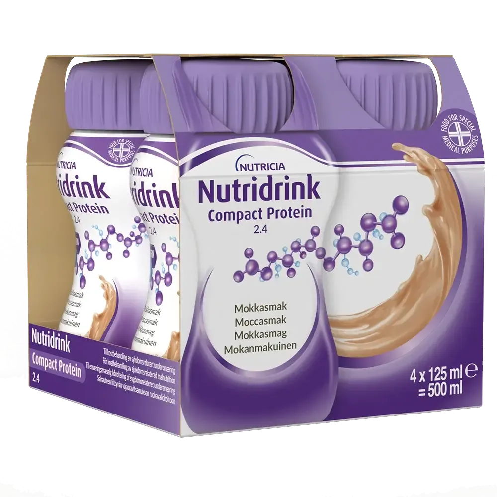 Nutridrink Compact Protein Mokka - 96 x 125ml - Apteekki 360 Helsinki - Verkkoapteekki