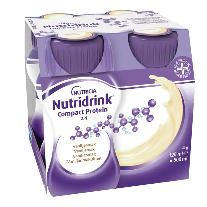 Nutridrink Compact Protein Vanilja - 96 x 125ml - Apteekki 360 Helsinki - Verkkoapteekki