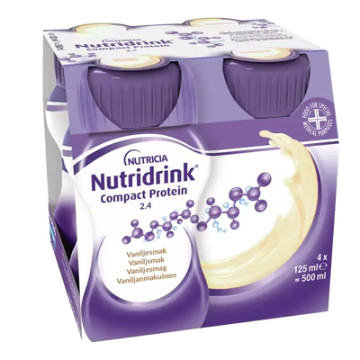 Nutridrink Compact Protein Vanilja - 96 x 125ml - Apteekki 360 Helsinki - Verkkoapteekki