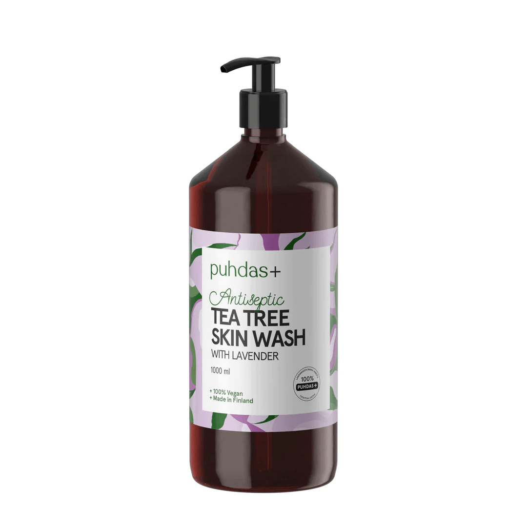 Puhdas+ Tea Tree Skinwash Lavender, 1000 Ml - Apteekki 360 Helsinki - Verkkoapteekki