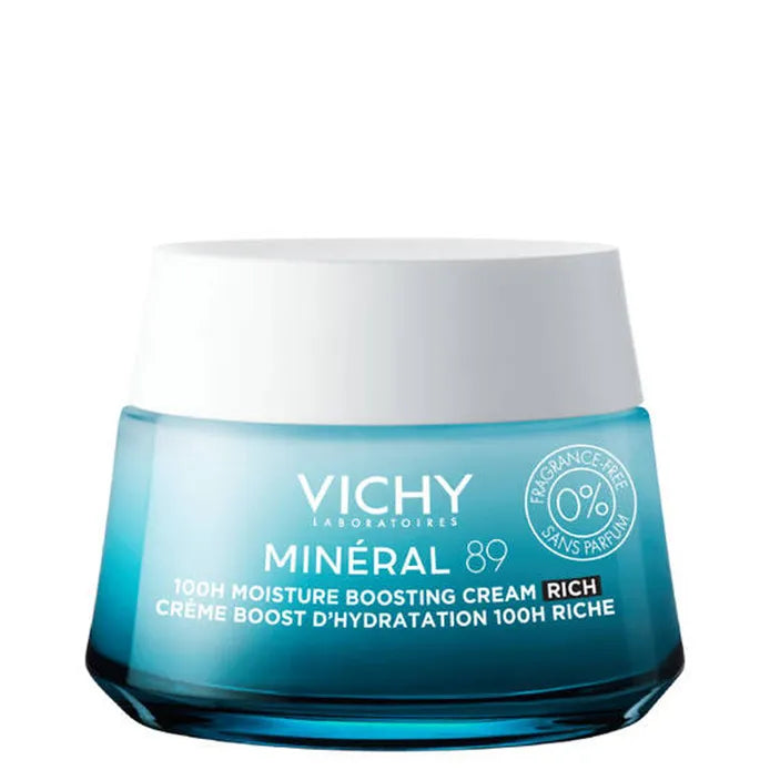 Vichy Minéral 89 100H hajusteeton voide 50 ml - tehokas kosteusvoide kaikille ihotyypeille