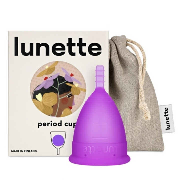 Lunette kuukautiskupit, koot 1 ja 2