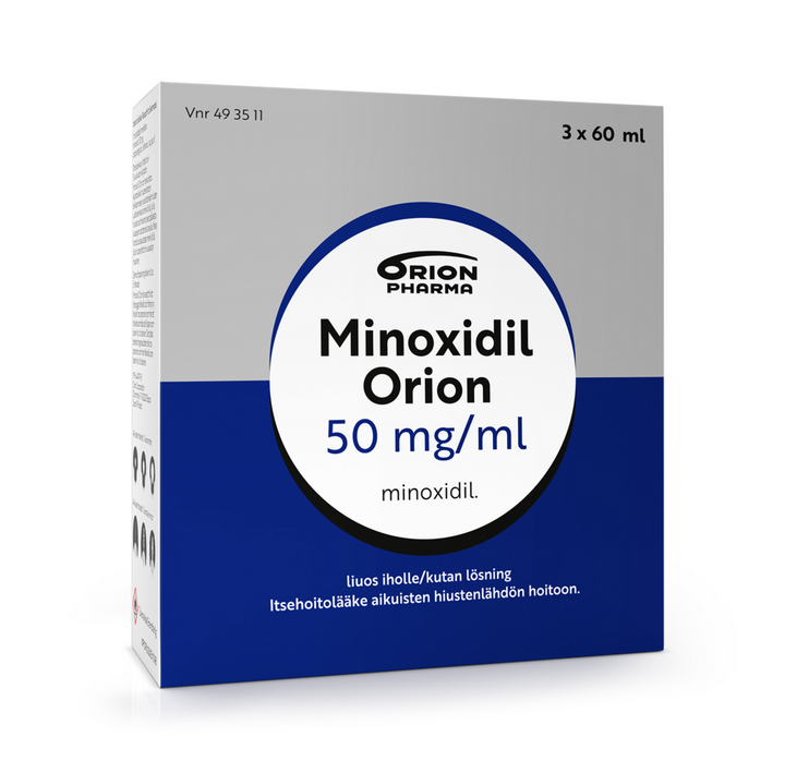 MINOXIDIL ORION 50 MG/ML liuos iholle 60 ml