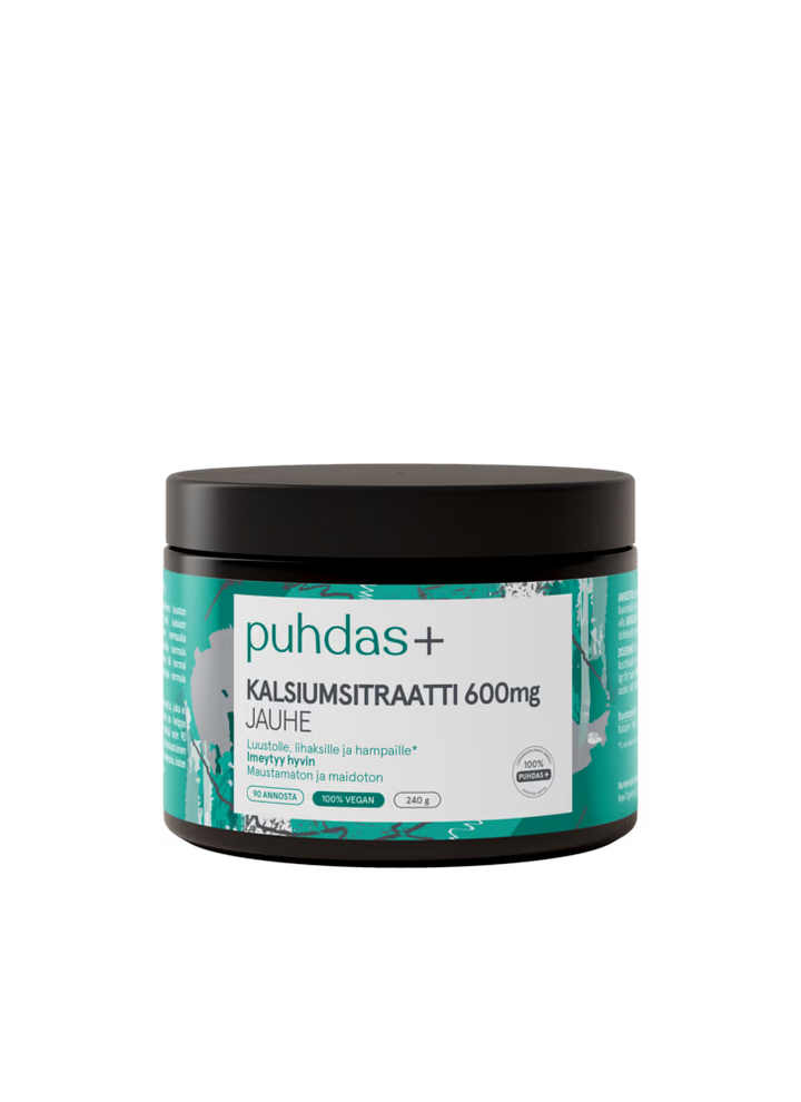 Puhdas+ Kalsiumsitraatti 600 mg