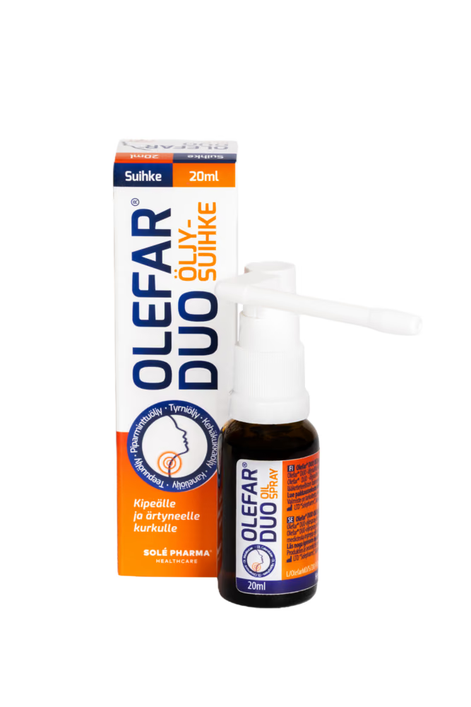 Olefar DUO -öljysuihke 20 ml