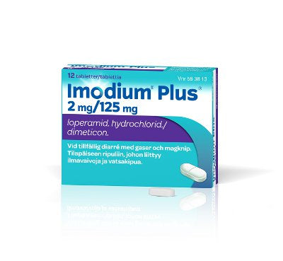 Imodium Plus 2 Mg/125 Mg Tabl