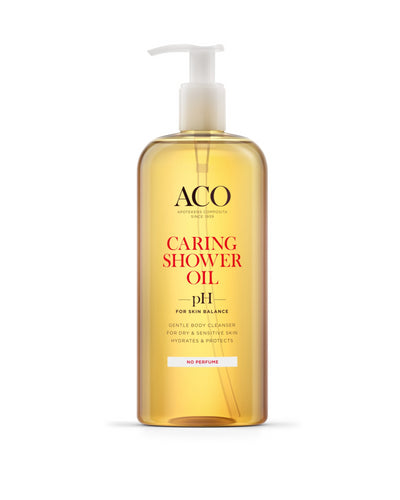 Aco Body Caring Shower Oil Hajusteeton No Perfume