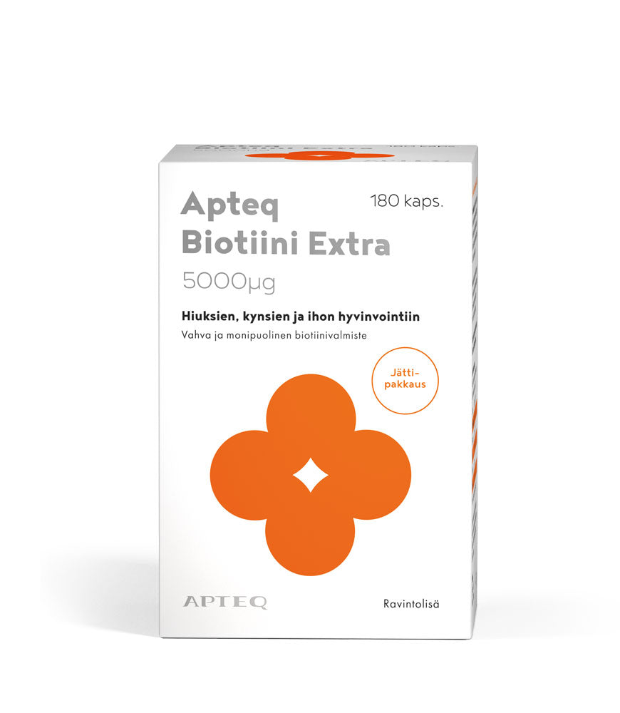 Apteq Biotiini Extra 5000 Mikrog