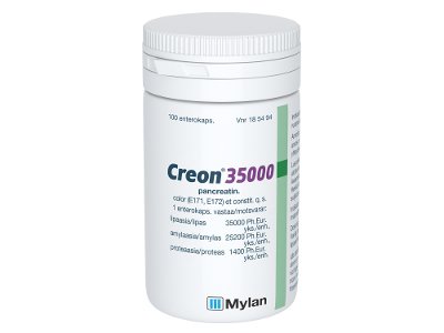 Creon 35 000 420 Mg Enterokaps, Kova