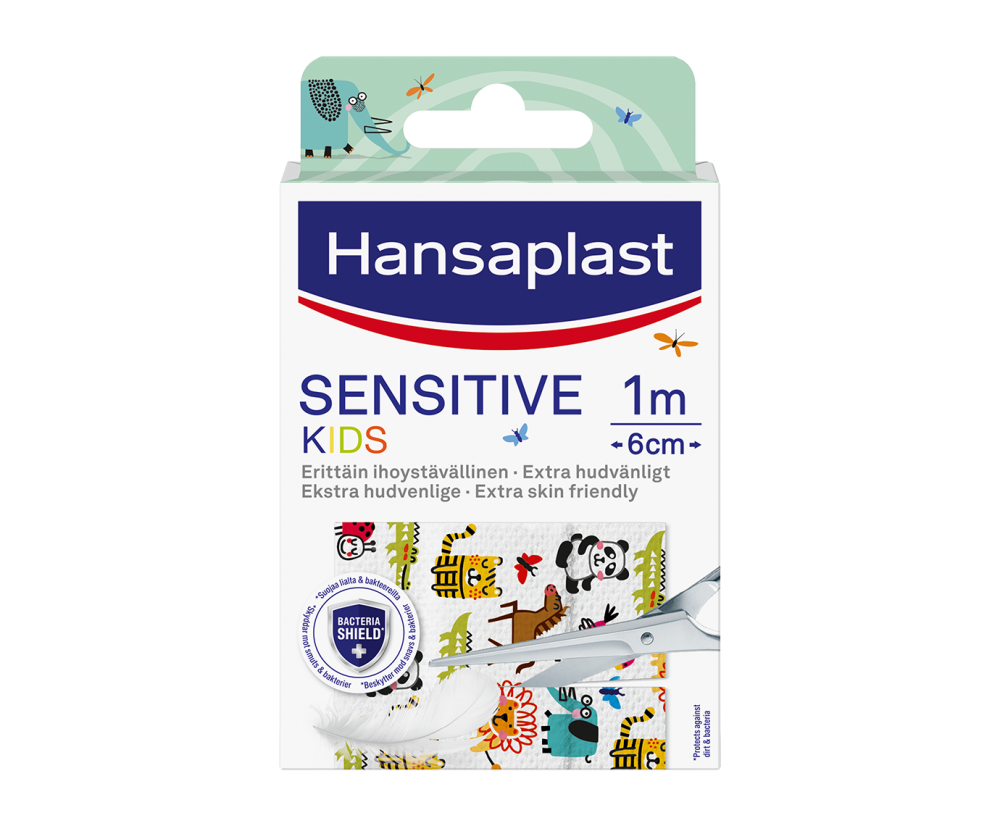 Hansaplast Kids Sensitive Animal 1Mx6Cm