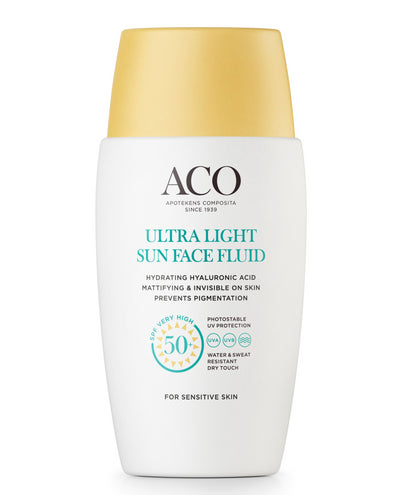 Aco Sun Ultra Light Face Fluid Spf 50+