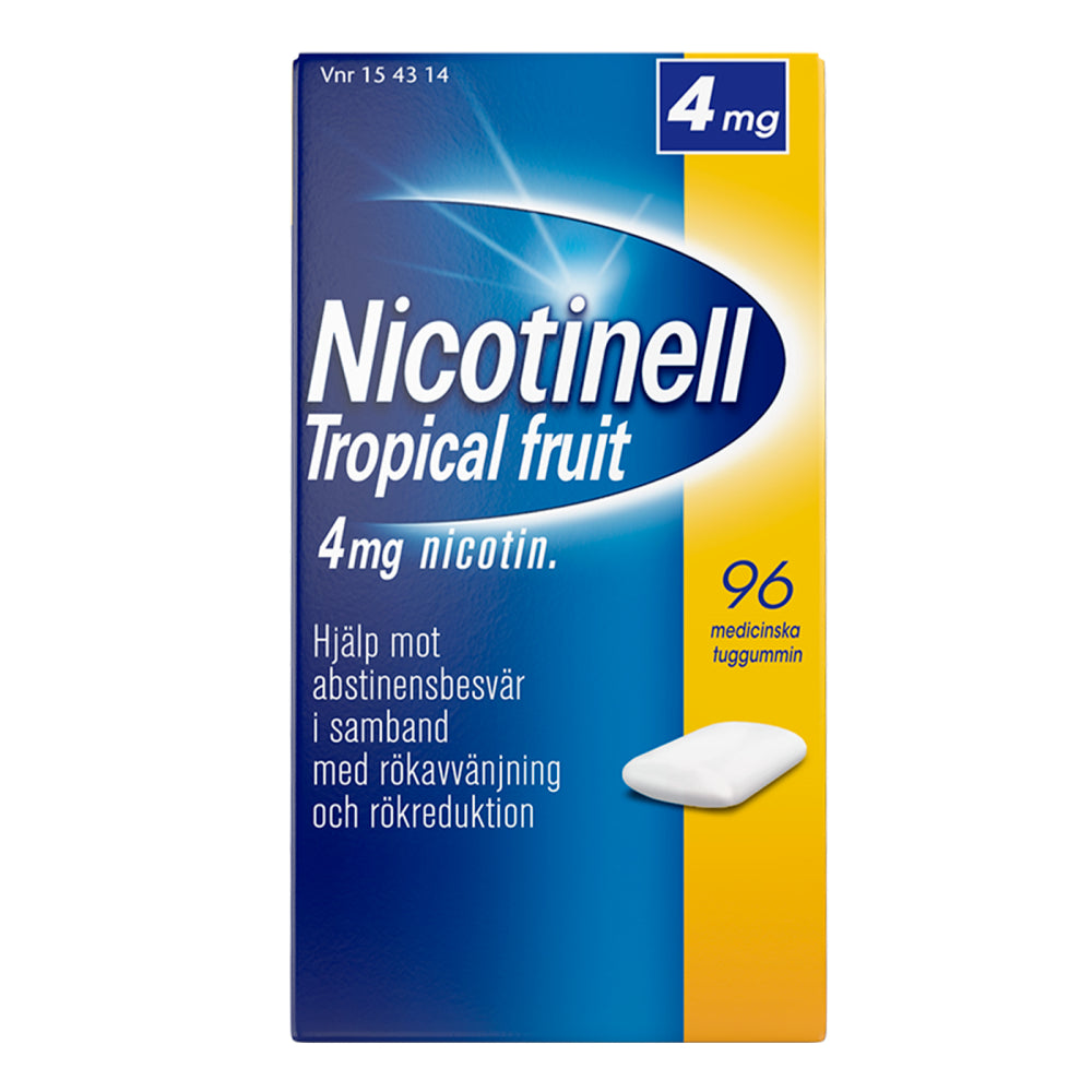 Nicotinell Tropical Fruit 4 Mg Lääkepurukumi