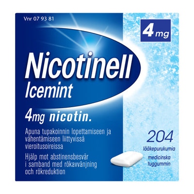 Nicotinell Icemint 4 Mg Lääkepurukumi