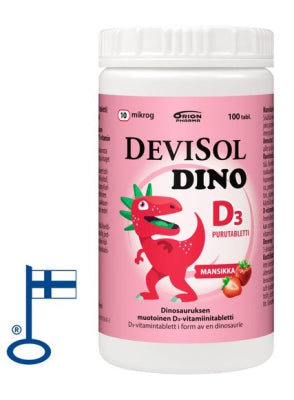 Devisol Dino Mansikka 10 Mikrog