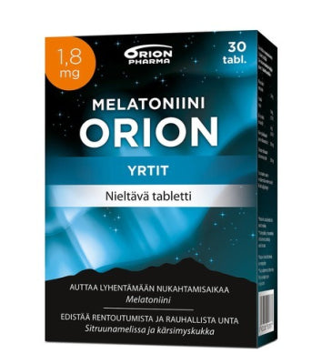 Melatoniini Orion 1,8 Mg Yrtit