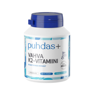 Puhdas+ Caps K2-Vitamiini 100 Mikrog Kaps