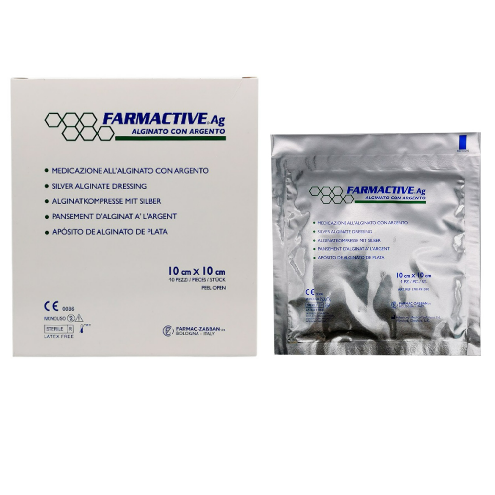 Farmactive Ag Hopea-Alginaattisidos 10X10Cm