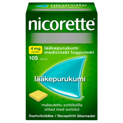 Nicorette 4 Mg Lääkepurukumi