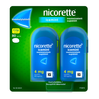 NICORETTE ICEMINT 4 mg imeskelytabl