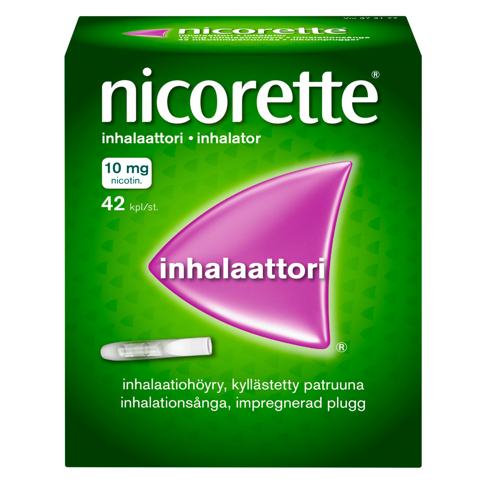 Nicorette Inhalaattori 10 Mg Inhal Höyry, Kyllästetty Patruuna