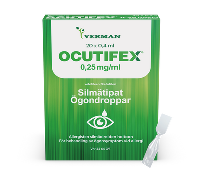 Ocutifex 0,25 Mg/Ml Silmätipat, Liuos, Kerta-Annospakkaus