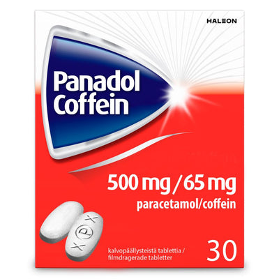 Panadol Coffein 65 Mg/500 Mg Tabl, Kalvopääll