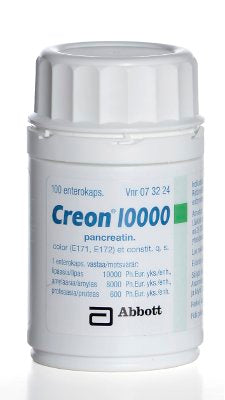 CREON 10 000 150 mg enterokaps, kova