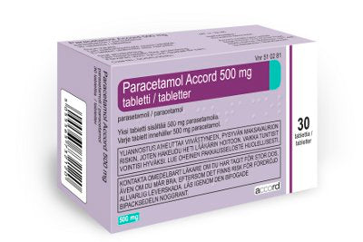 Paracetamol Accord 500 Mg Tabl
