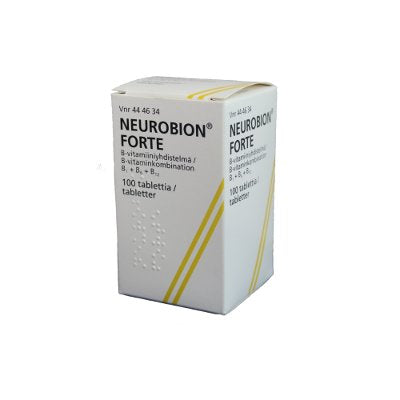 Neurobion Forte 0,2 Mg/100 Mg/200 Mg Tabl, Päällystetty