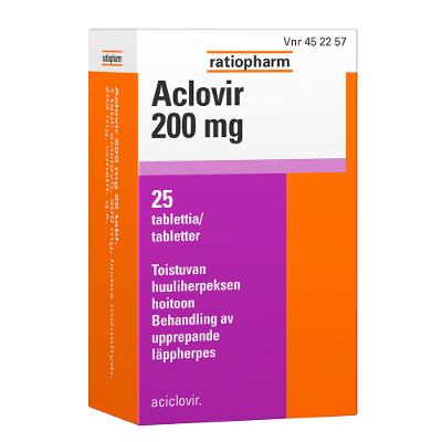 Aclovir 200 Mg Tabl - Apteekki 360 Helsinki - Verkkoapteekki