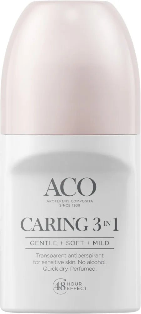 KAUPANPÄÄLLINEN Aco Body Deo Caring 3 In 1 P. - Apteekki 360 Helsinki - Verkkoapteekki
