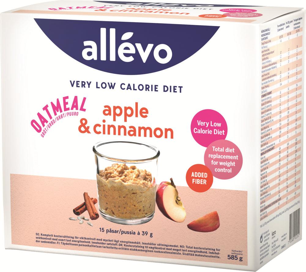 Allevo VLCD Oatmeal Apple&Cinnamon - Apteekki 360 Helsinki - Verkkoapteekki
