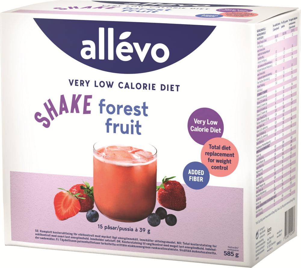 Allevo VLCD Shake Forrest Fruits - Apteekki 360 Helsinki - Verkkoapteekki