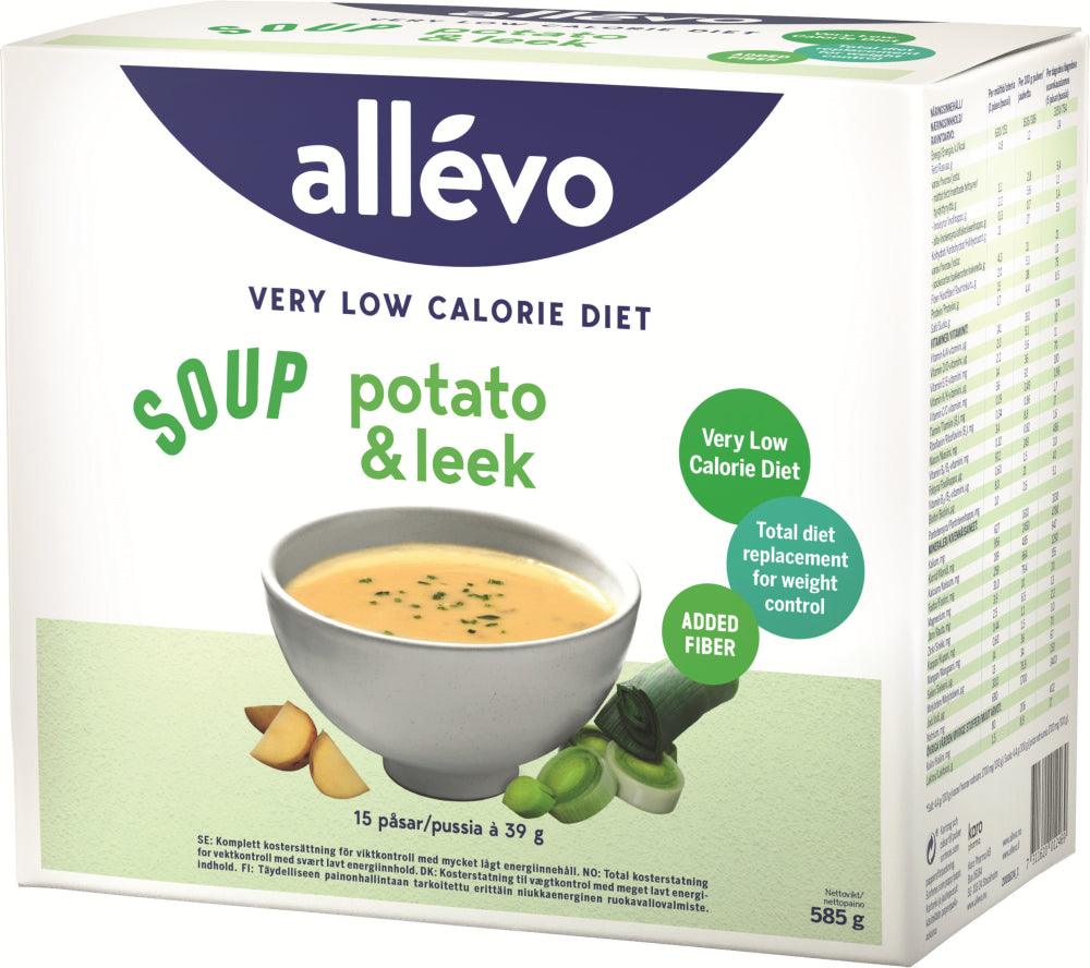Allevo VLCD Soup Potato&Leek - Apteekki 360 Helsinki - Verkkoapteekki