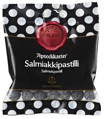 Apteekkarin Salmiakkipastilli - Apteekki 360 Helsinki - Verkkoapteekki