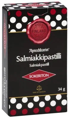 Apteekkarin Salmiakkipastilli Sokeriton - Apteekki 360 Helsinki - Verkkoapteekki