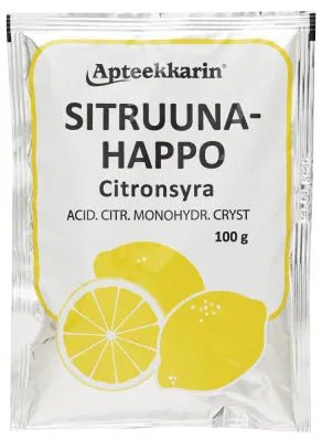 Apteekkarin Sitruunahappo - Apteekki 360 Helsinki - Verkkoapteekki