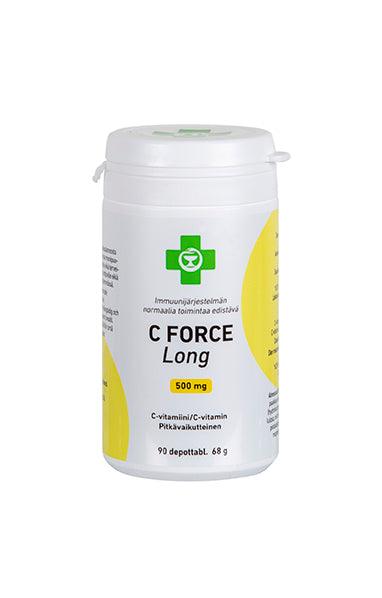 Apteekki C Force Long 500 Mg - Apteekki 360 Helsinki - Verkkoapteekki