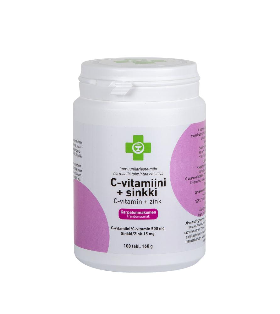 Apteekki C-Vitamiini + Sinkki - Apteekki 360 Helsinki - Verkkoapteekki