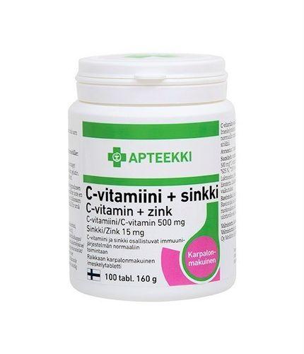 Apteekki C-Vitamiini + Sinkki - Apteekki 360 Helsinki - Verkkoapteekki