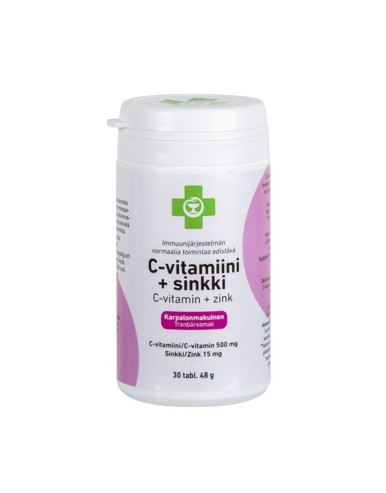 Apteekki C-Vitamiini + Sinkki - Apteekki 360 Helsinki - Verkkoapteekki